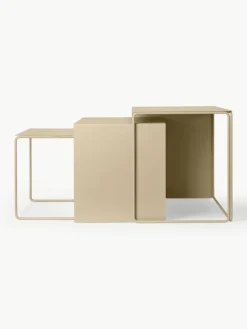 Metalen bijzettafel Cluster, 3-delig^ferm LIVING Discount