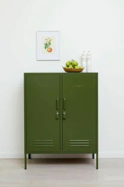 Metalen highboard The Midi^Mustard Made Hot
