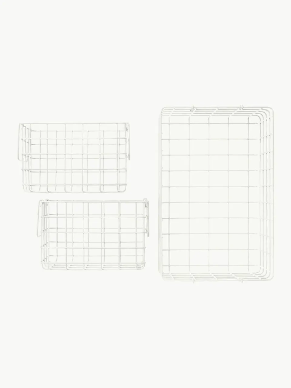 Metalen opbergmanden The Baskets, set van 3^Mustard Made Sale