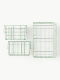 Metalen opbergmanden The Baskets, set van 3^Mustard Made Clearance