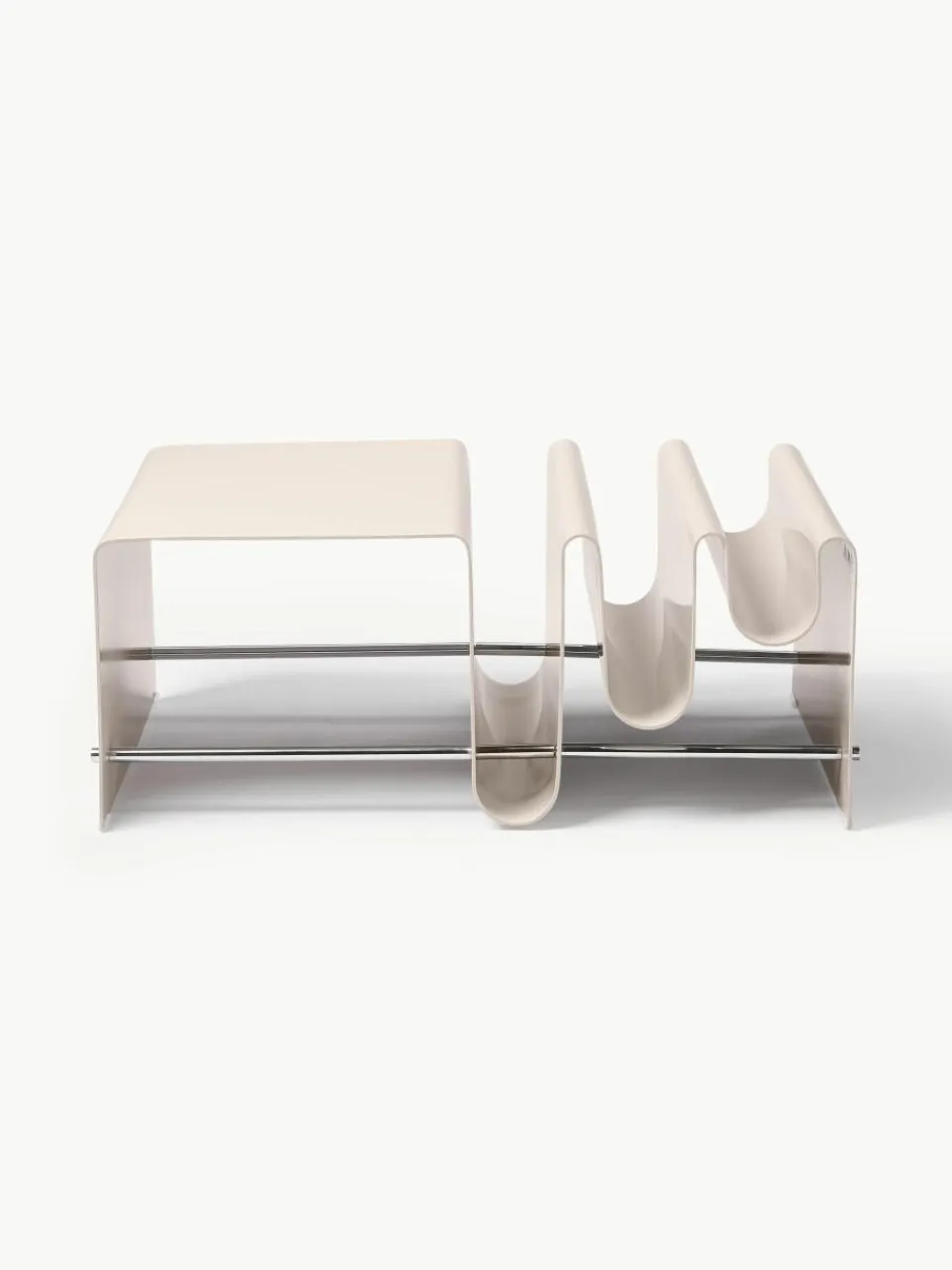 Metalen salontafel Julia met tijdschriftenrek^Westwing Collection Sale