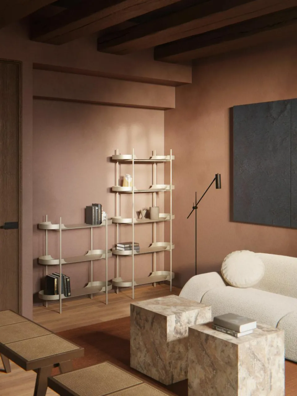 Metalen sidetable Taru^Westwing Collection Clearance