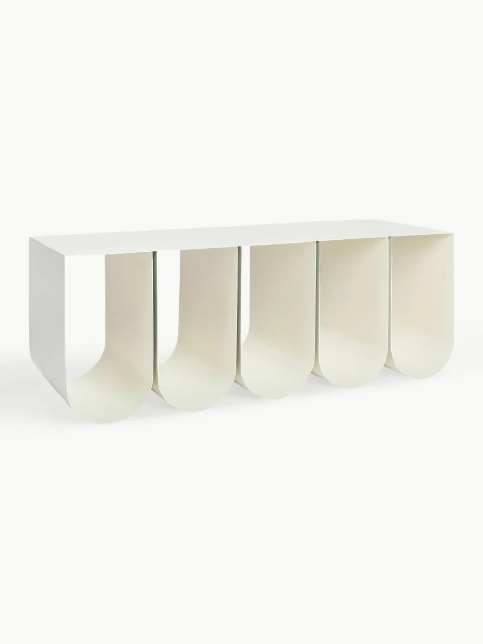 Metalen zitbank Curved^Kristina Dam Outlet