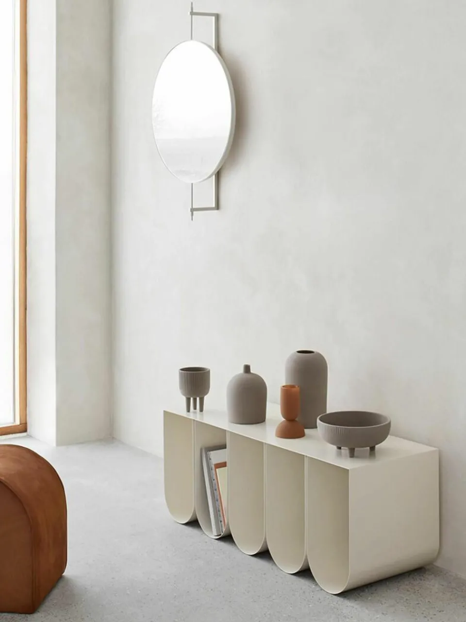 Metalen zitbank Curved^Kristina Dam Outlet
