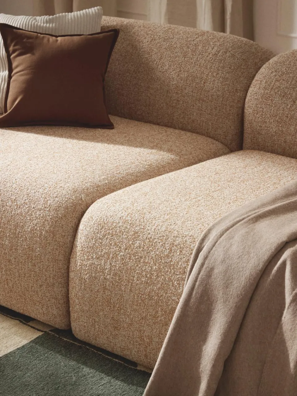 Middelste module Wolke van bouclé^Westwing Collection Clearance
