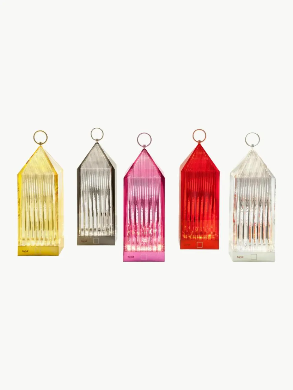Mobiel LED tafellamp Lantern met oplader, dimbaar^Kartell Sale