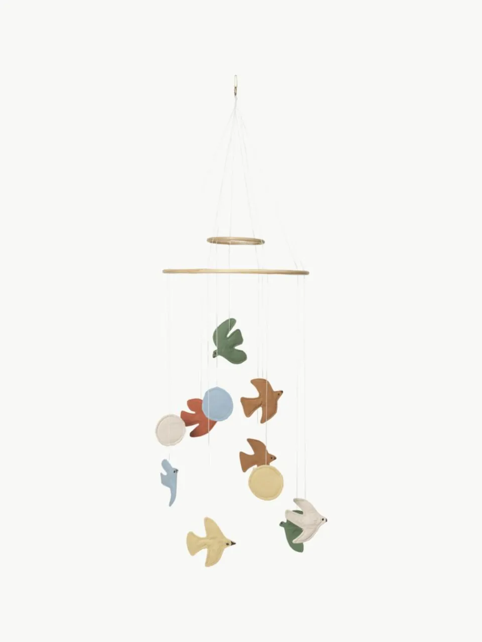 Mobiel Swif Bird van biokatoen^ferm LIVING Kids Hot