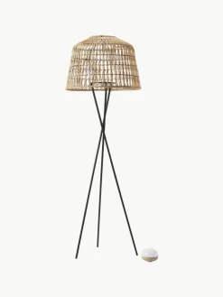 Mobiele dimbare tripod LED vloerlamp Amalfi met afstandsbediening^Westwing Hot