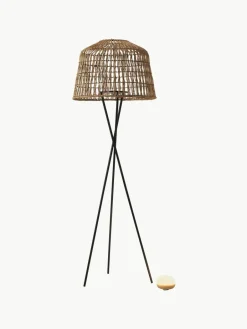 Mobiele dimbare tripod LED vloerlamp Amalfi met afstandsbediening^Westwing Hot