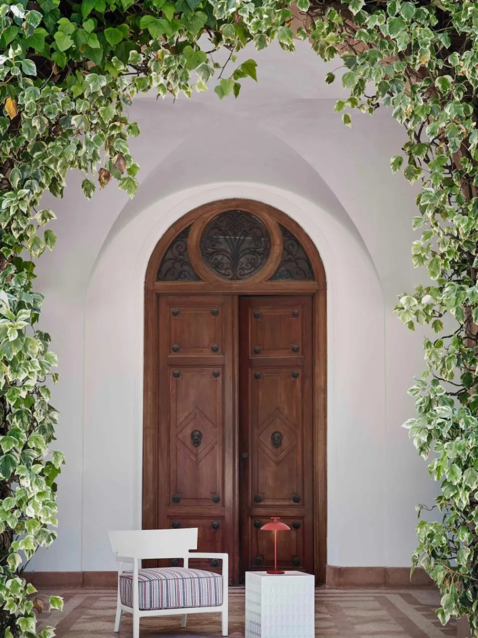 Mobiele in & outdoor LED tafellamp Mini Geen-A, dimbaar^Kartell Outlet