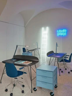 Mobiele verrijdbare container met 3 lades^Kartell Outlet