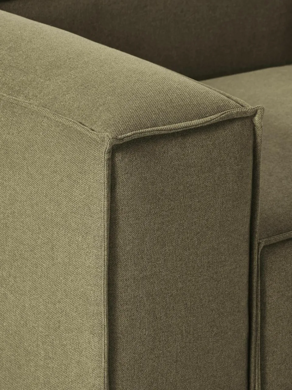Modulaire bank Lennon (4-zits) met poef (links/rechts)^Westwing Collection Best