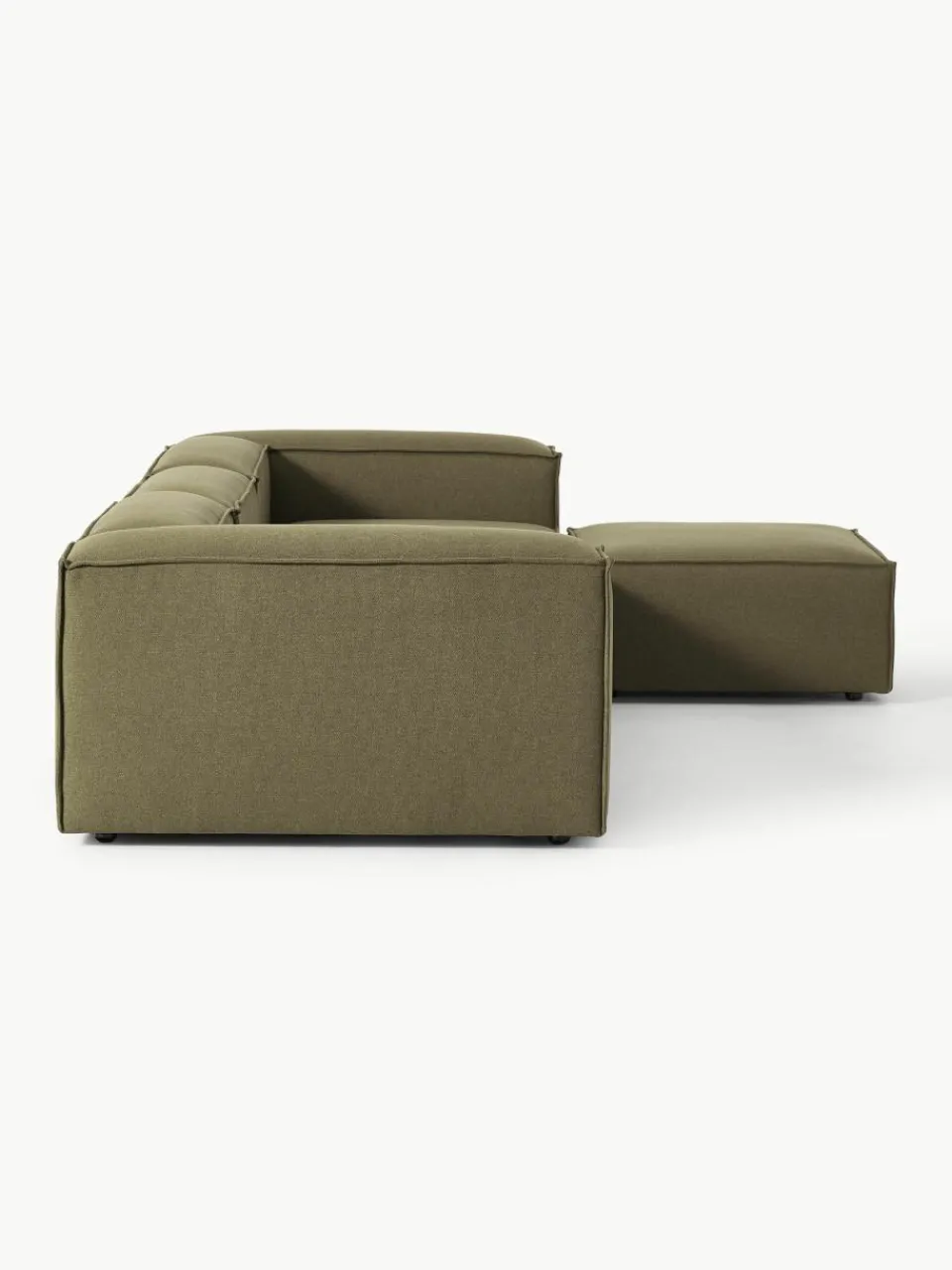 Modulaire bank Lennon (4-zits) met poef (links/rechts)^Westwing Collection Best
