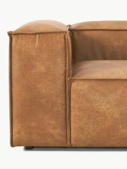 Modulaire bank Lennon (3-zits) van gerecycled leer^Westwing Collection Fashion