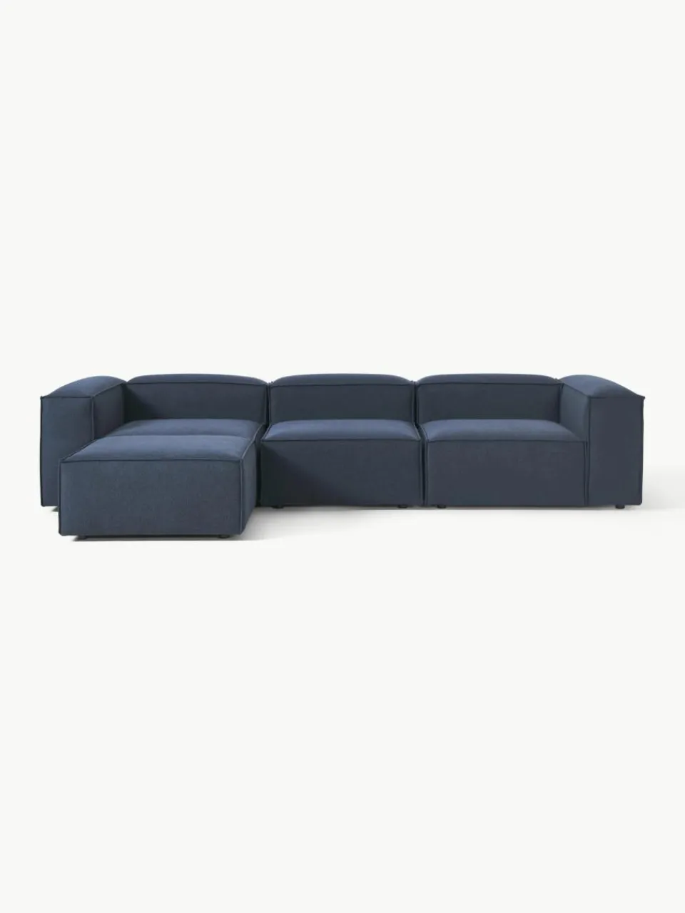 Modulaire bank Lennon (4-zits) met poef (links/rechts)^Westwing Collection Online