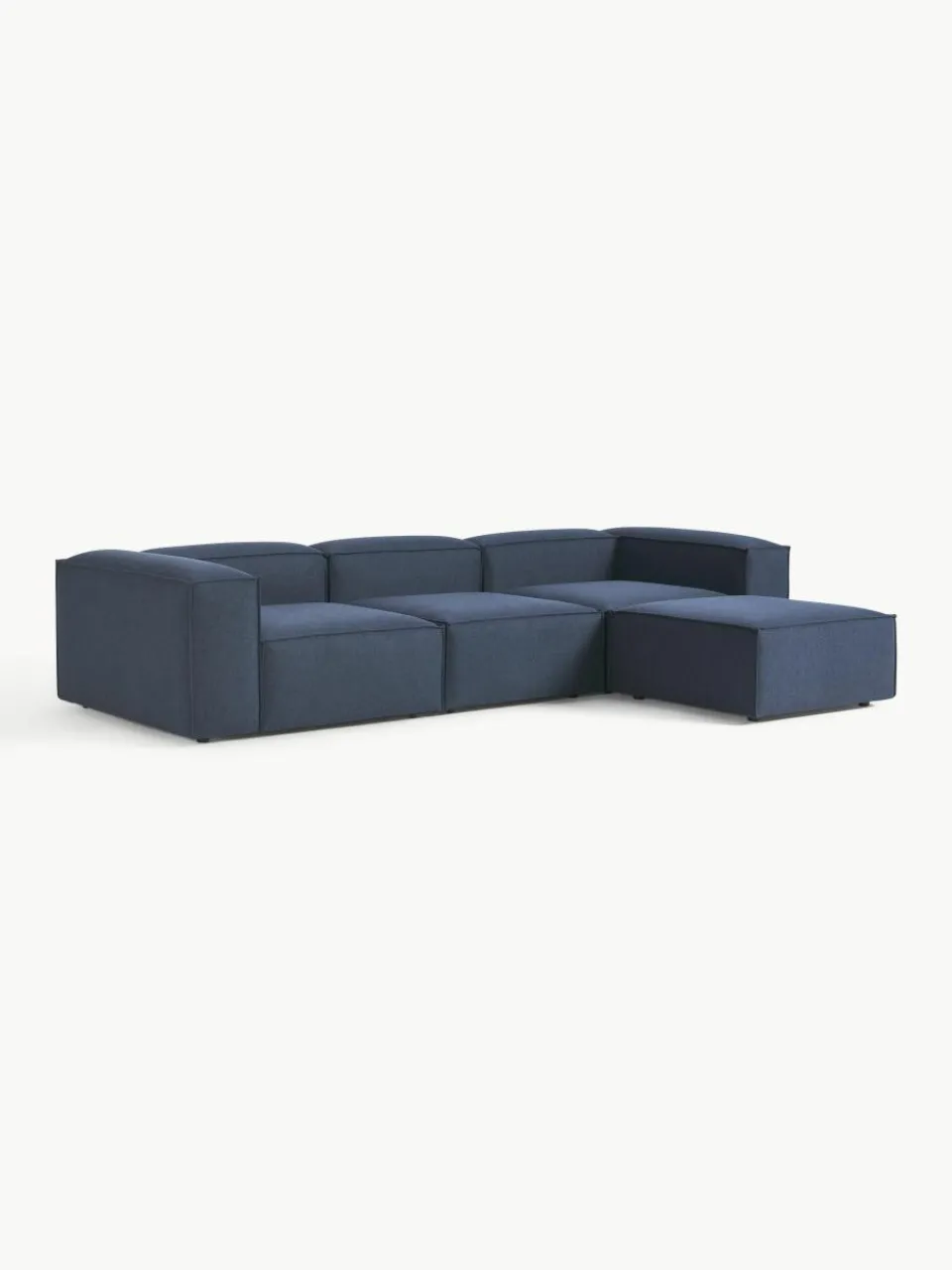 Modulaire bank Lennon (4-zits) met poef (links/rechts)^Westwing Collection Online