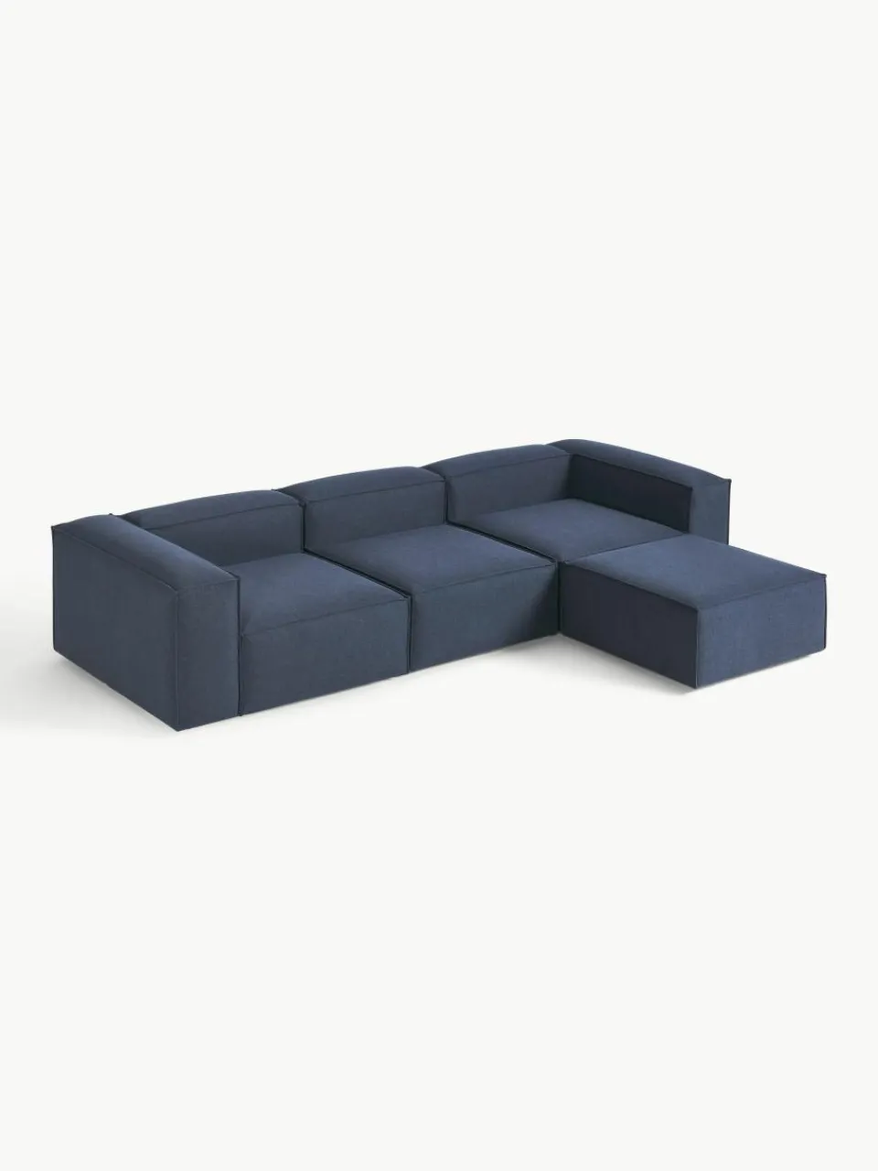 Modulaire bank Lennon (4-zits) met poef (links/rechts)^Westwing Collection Online