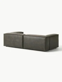 Modulaire bank Lennon (3-zits) van gerecycled leer^Westwing Collection New