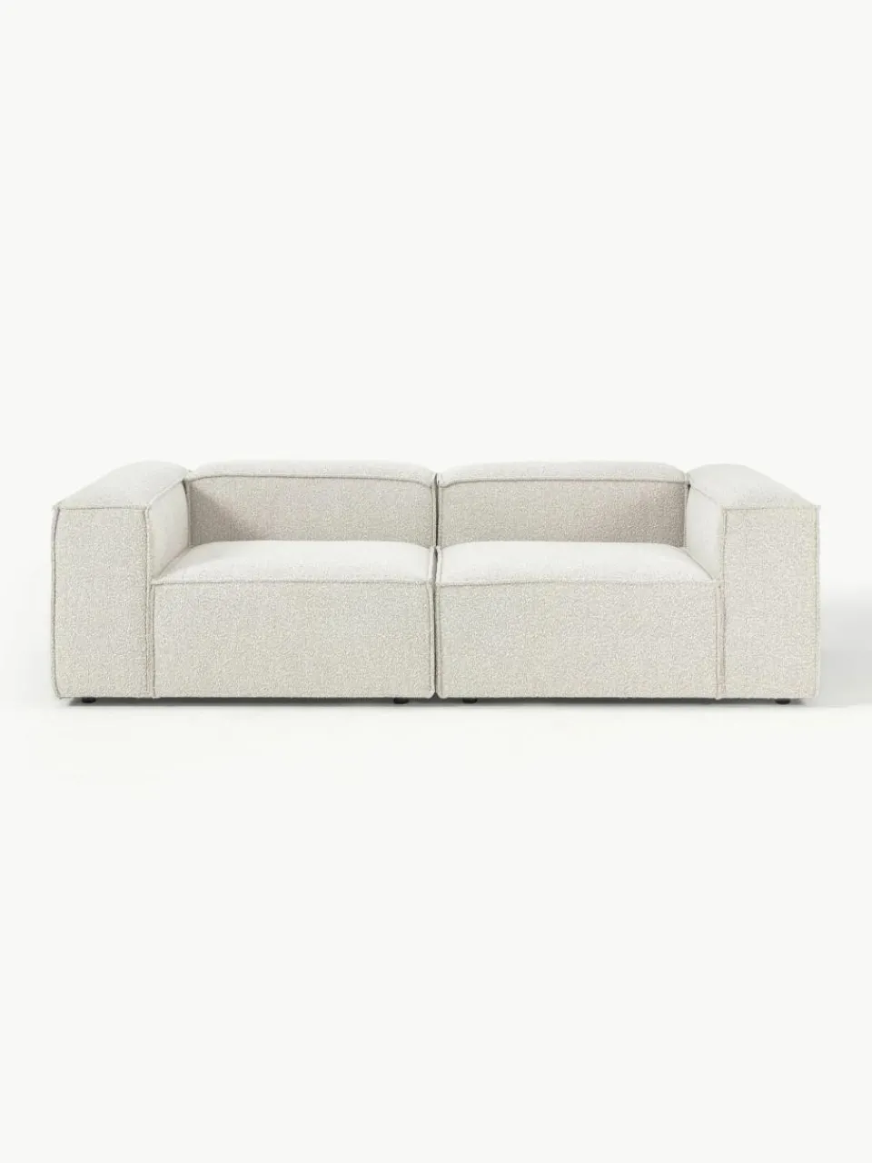 Modulaire bank Lennon (3-zits) uit bouclé^Westwing Collection Fashion