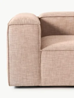 Modulaire bank Lennon (4-zits) van linnenmix met poef (links/rechts)^Westwing Collection Best