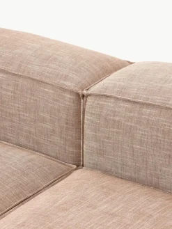 Modulaire bank Lennon (4-zits) van linnenmix met poef (links/rechts)^Westwing Collection Best