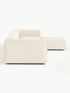 Modulaire bank Lennon (4-zits) van linnenmix met poef (links/rechts)^Westwing Collection Sale