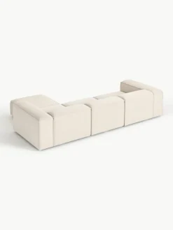 Modulaire bank Lennon (4-zits) van linnenmix met poef (links/rechts)^Westwing Collection Sale