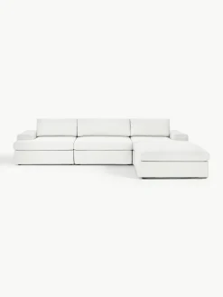 Modulaire bank Russell (4-zits) met poef (links/rechts)^Westwing Collection Outlet
