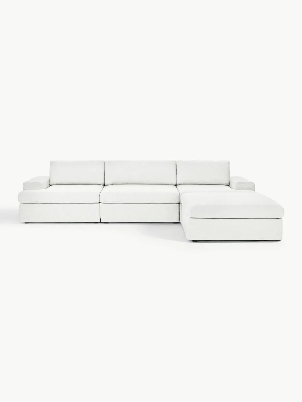 Modulaire bank Russell (4-zits) met poef (links/rechts)^Westwing Collection Outlet