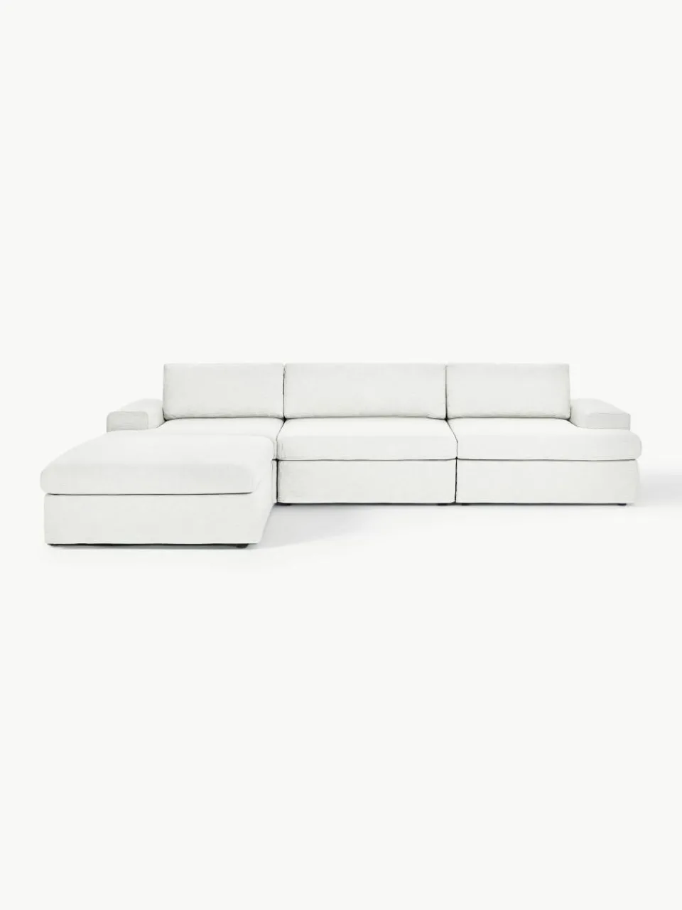 Modulaire bank Russell (4-zits) met poef (links/rechts)^Westwing Collection Outlet