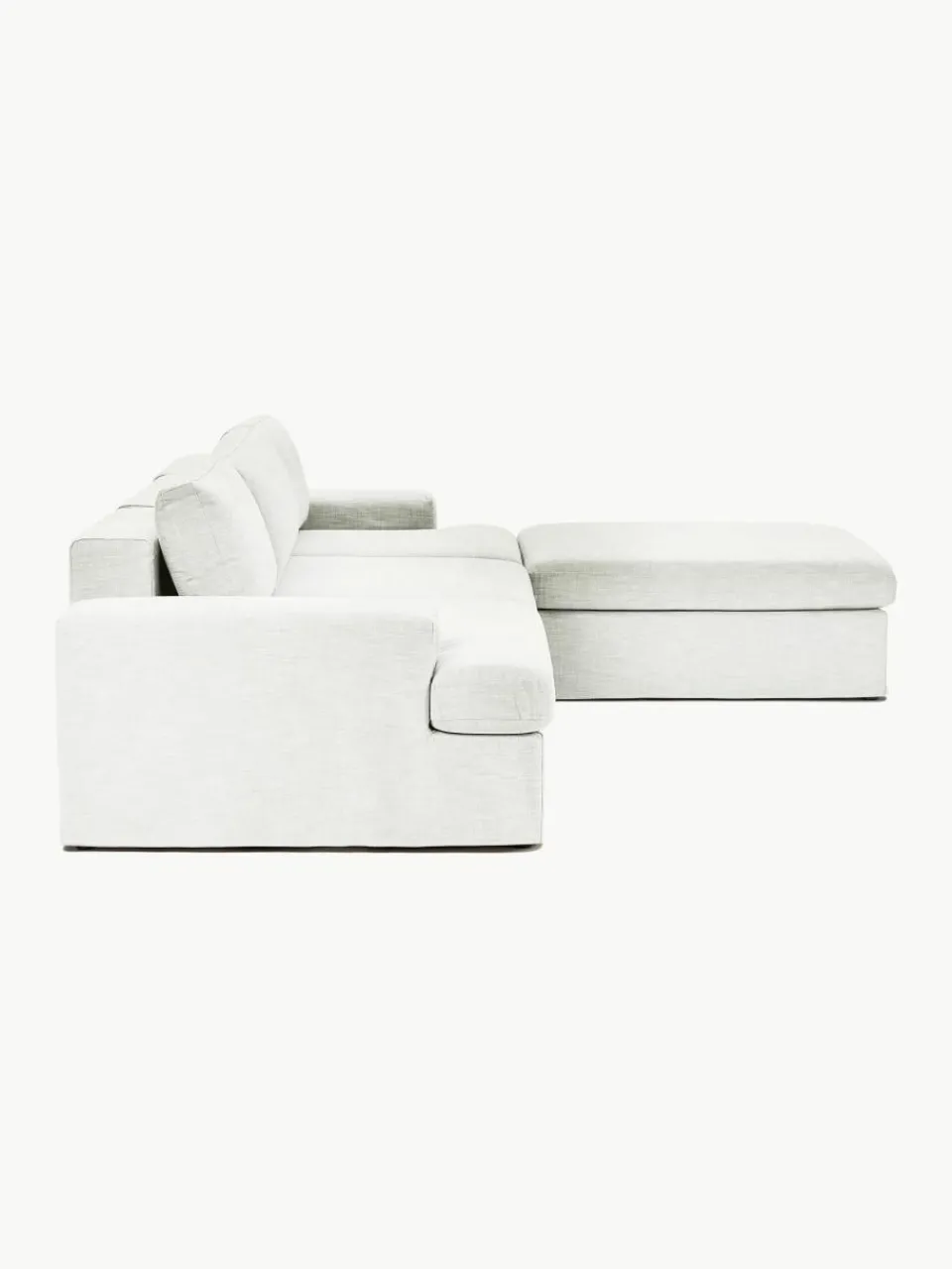 Modulaire bank Russell (4-zits) met poef (links/rechts)^Westwing Collection Outlet