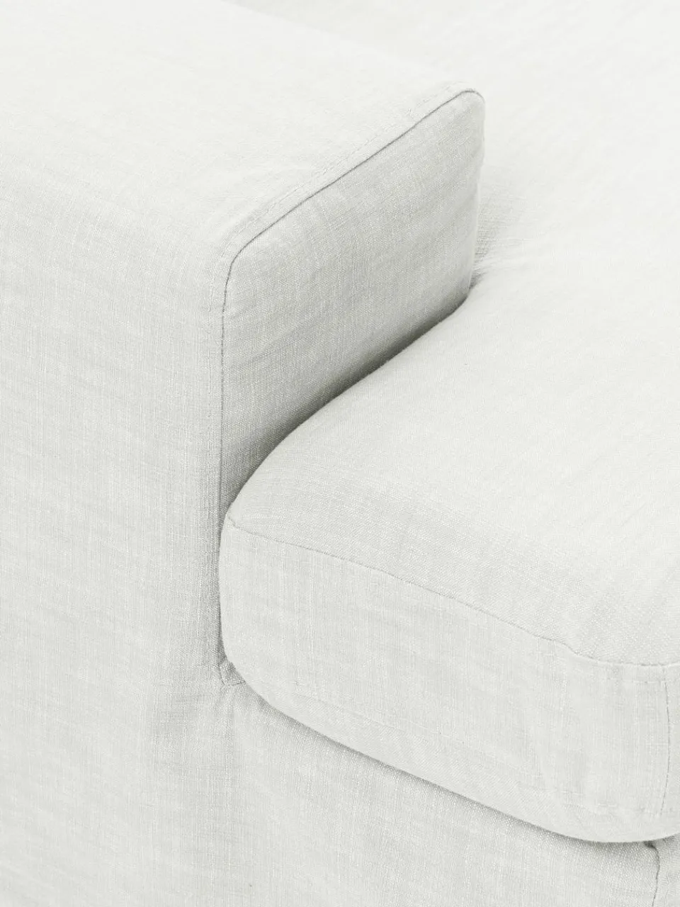 Modulaire bank Russell (4-zits) met poef (links/rechts)^Westwing Collection Outlet