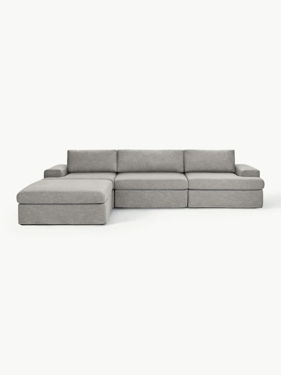 Modulaire bank Russell (4-zits) met poef (links/rechts)^Westwing Collection Sale