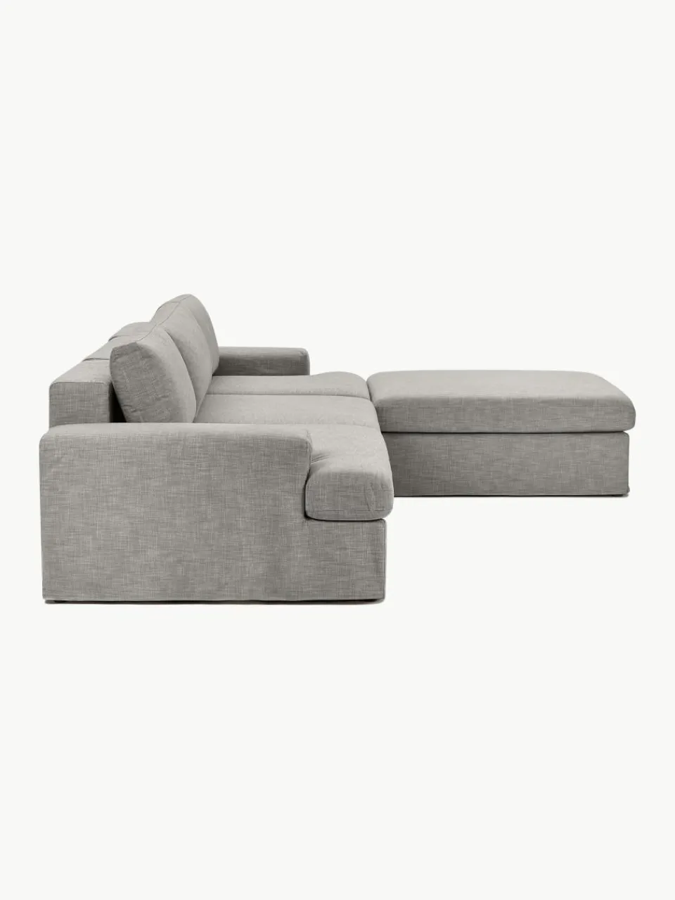 Modulaire bank Russell (4-zits) met poef (links/rechts)^Westwing Collection Sale