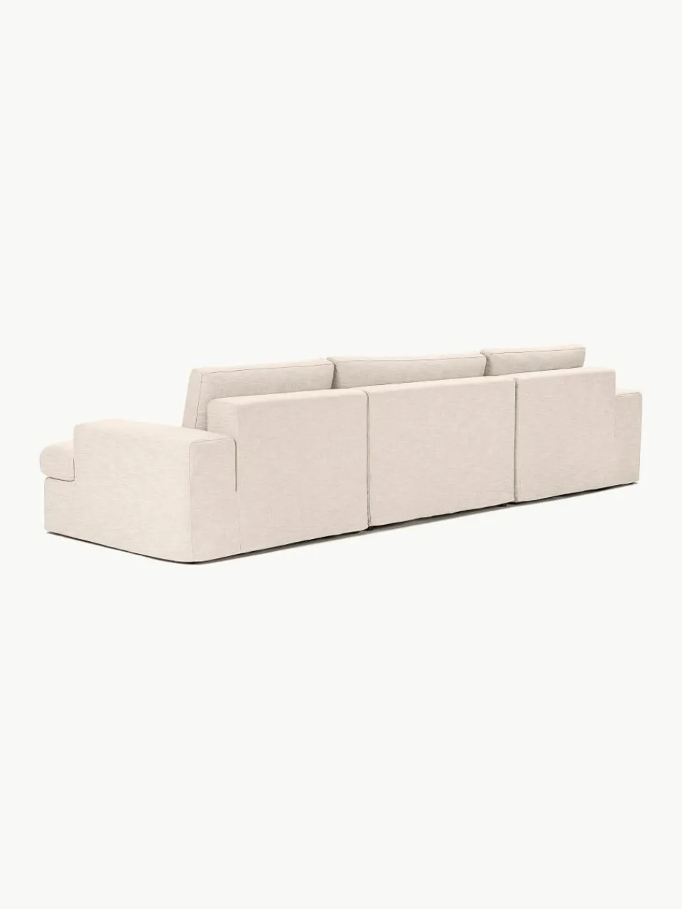 Modulaire bank Russell (4-zits) met poef, met afneembaar hoezen^Westwing Collection Sale