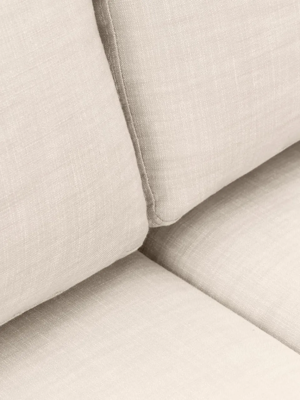 Modulaire bank Russell (4-zits) met poef, met afneembaar hoezen^Westwing Collection Sale