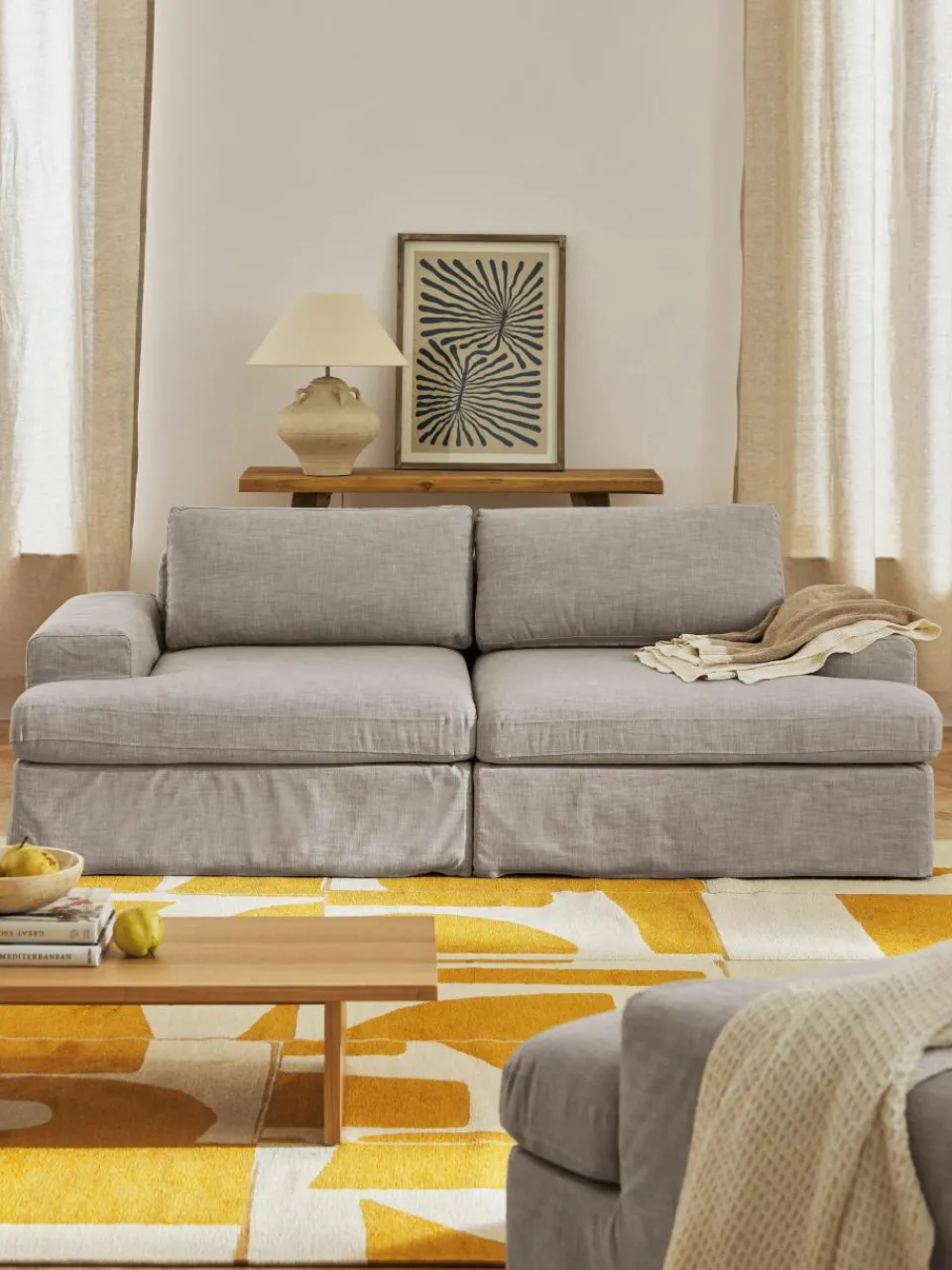 Modulaire bank Russell (3-zits) met afneembare hoezen^Westwing Collection Online