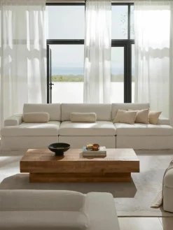 Modulaire bank Russell (4-zits) met afneembare hoezen^Westwing Collection Fashion