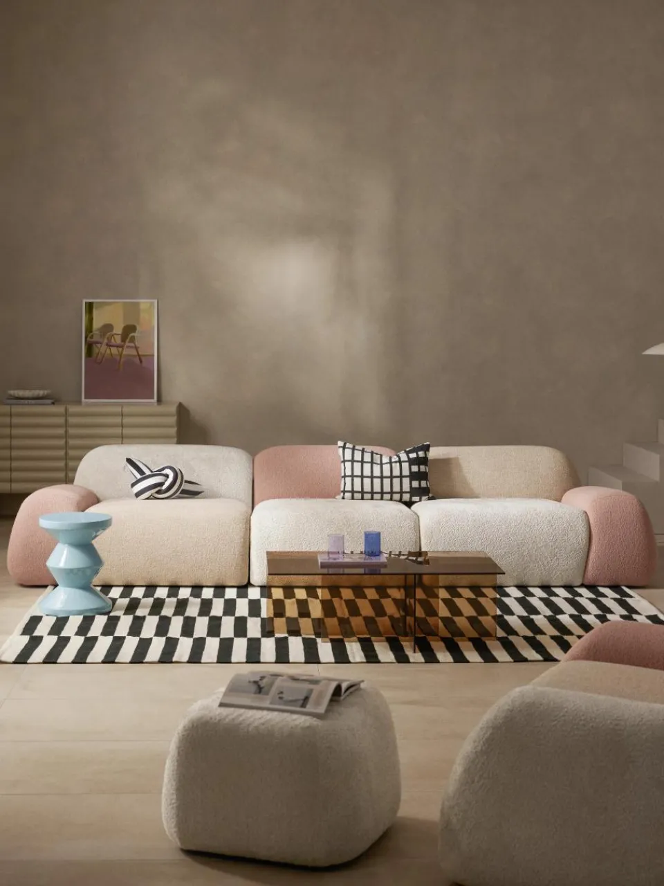 Modulaire bank Wolke (4-zits), Fuorisalone Edition^Westwing Collection Fashion