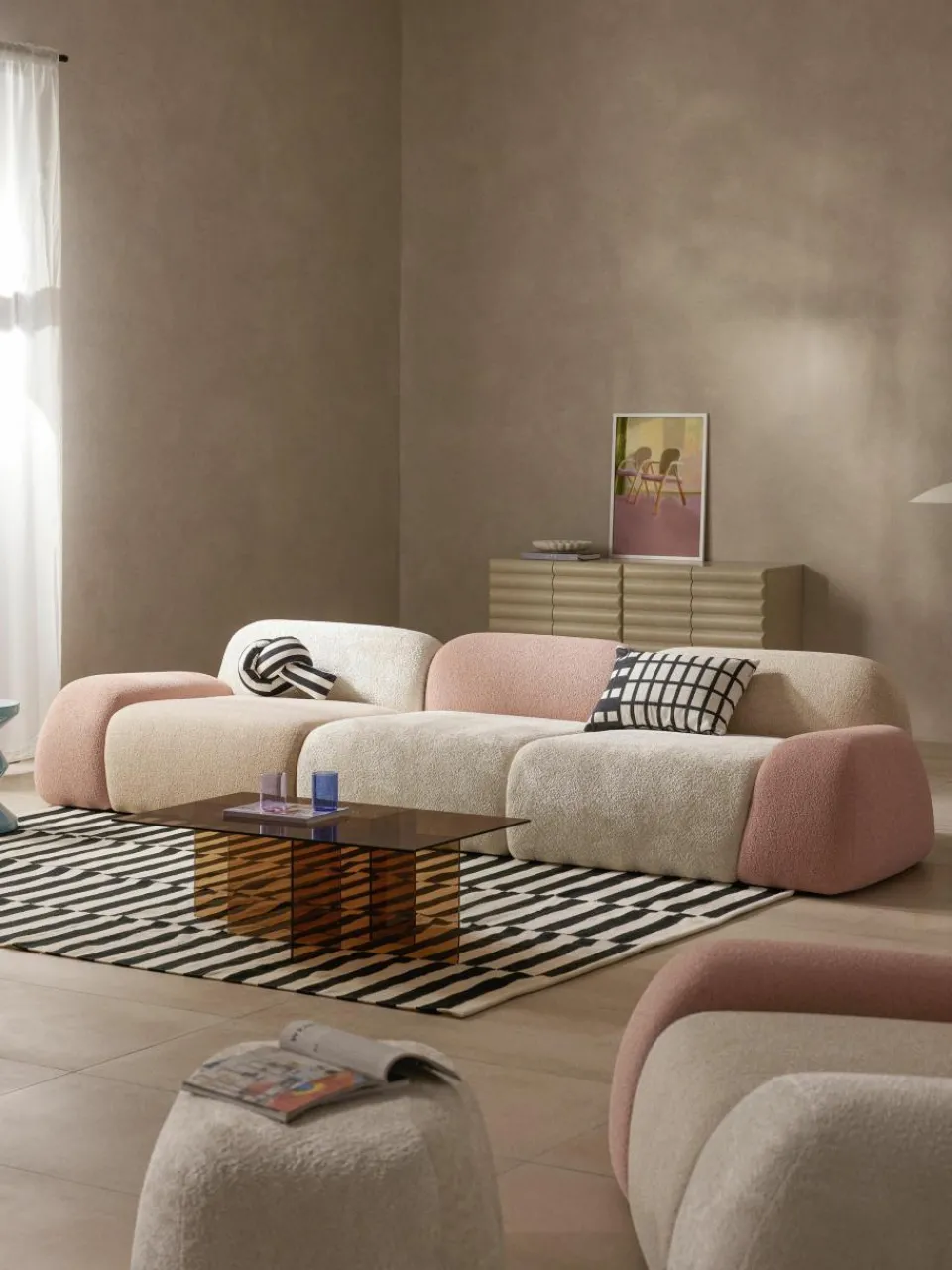 Modulaire bank Wolke (4-zits), Fuorisalone Edition^Westwing Collection Fashion