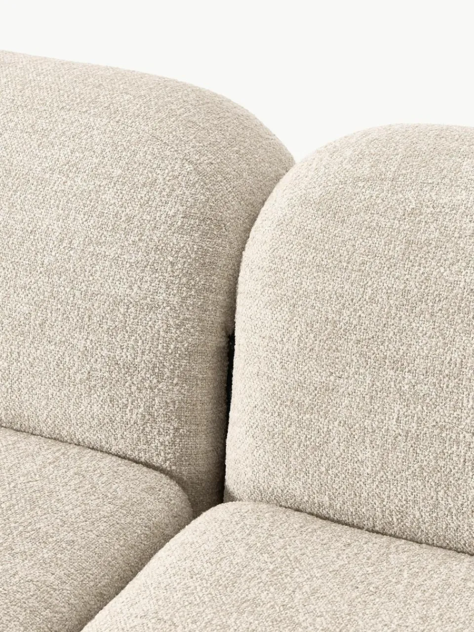 Modulaire bank Wolke (3-zits) van bouclé^Westwing Collection Sale
