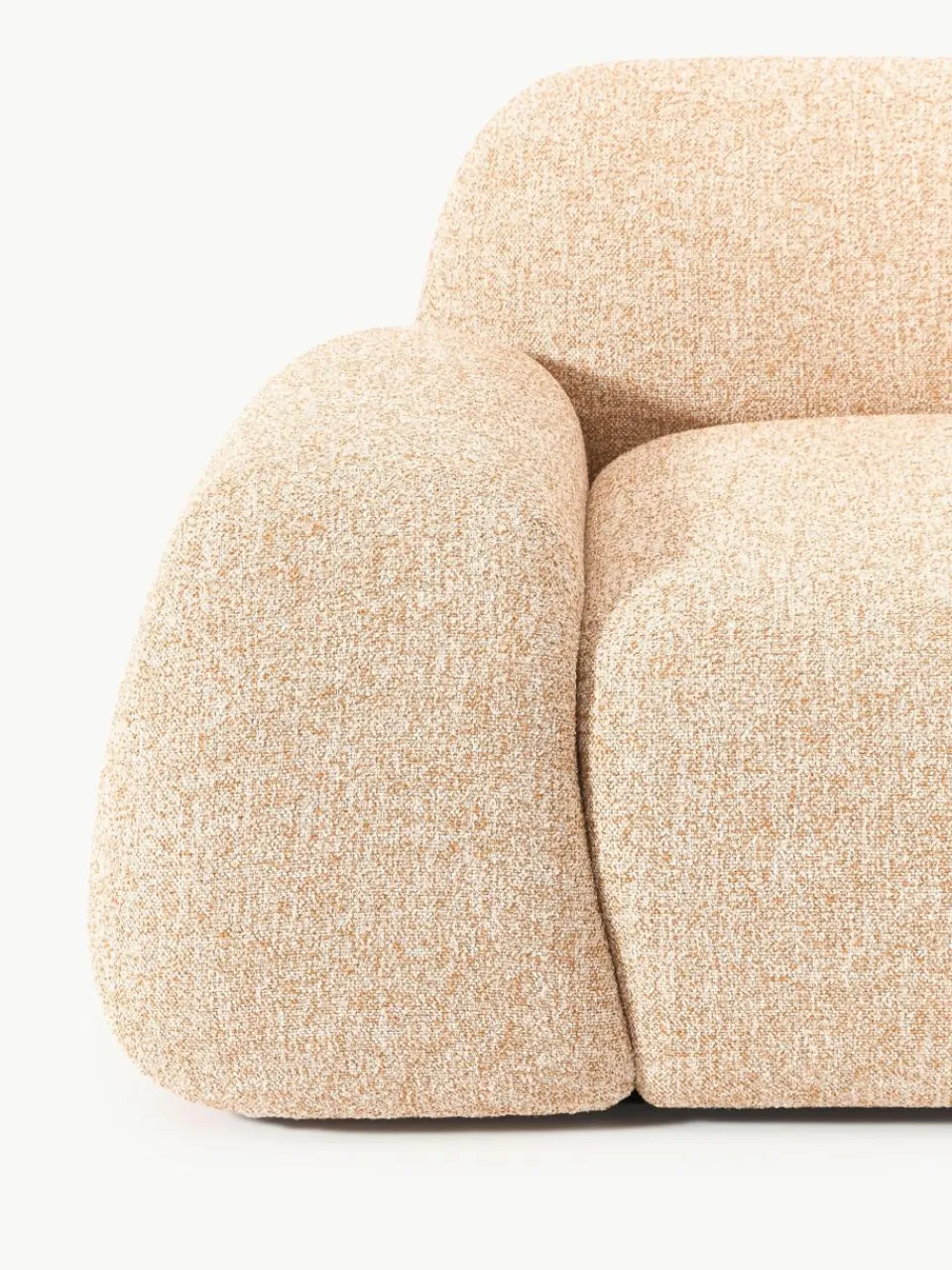 Modulaire bank Wolke (4-zits) van bouclé^Westwing Collection Best