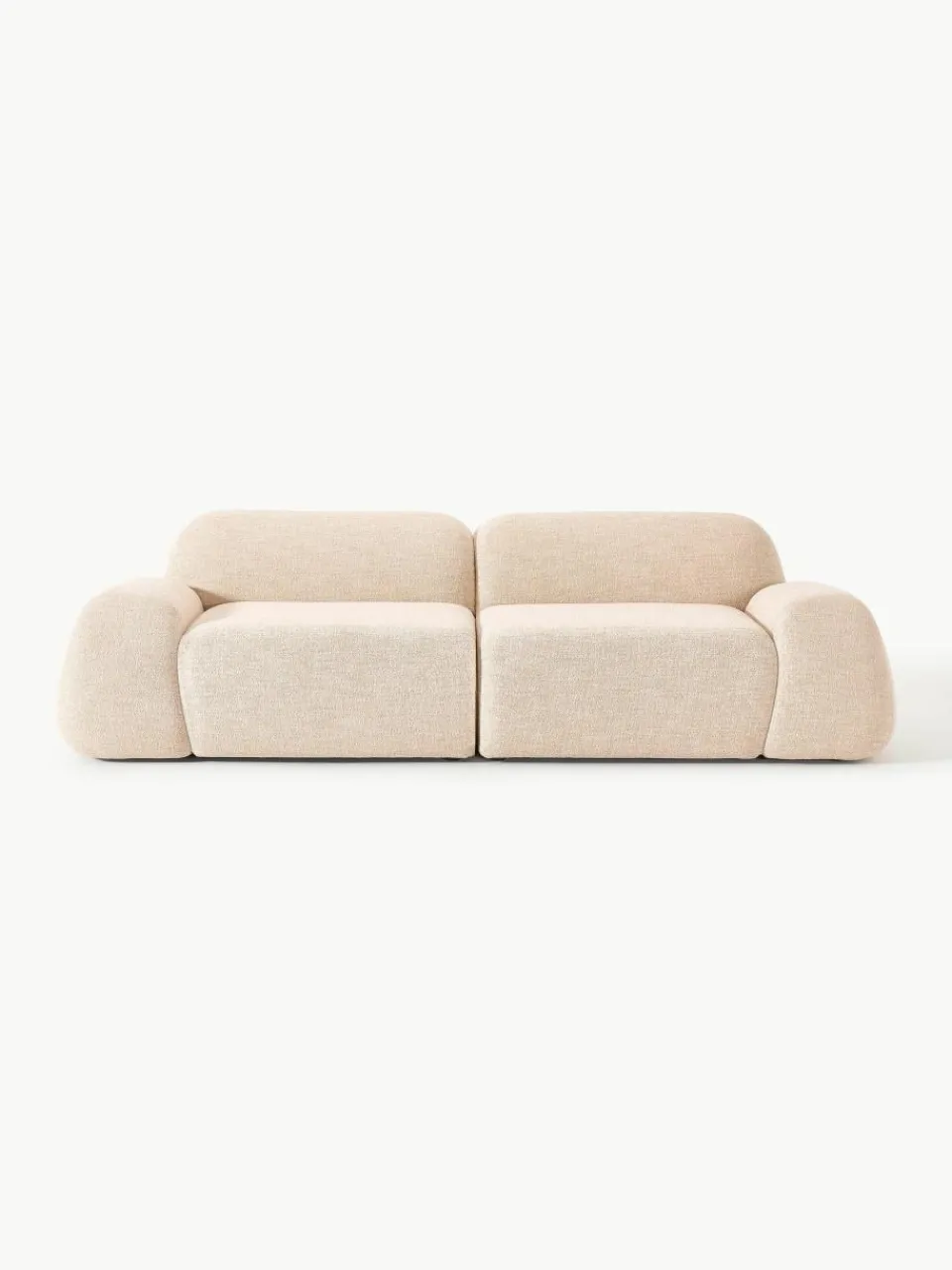 Modulaire bank Wolke (3-zits) van bouclé^Westwing Collection Sale