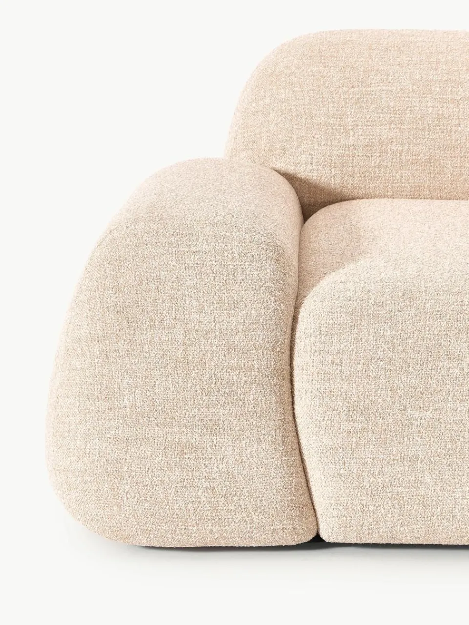 Modulaire bank Wolke (3-zits) van bouclé^Westwing Collection Sale