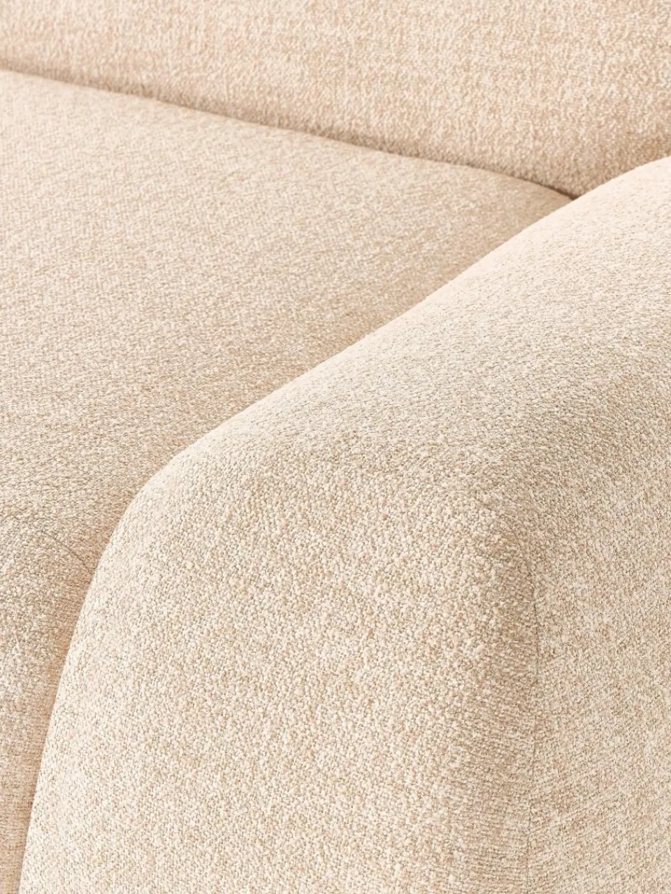 Modulaire bank Wolke (3-zits) van bouclé^Westwing Collection Sale