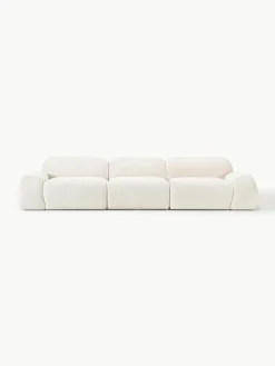 Modulaire bank Wolke (4-zits) van teddy-bouclé^Westwing Collection Best