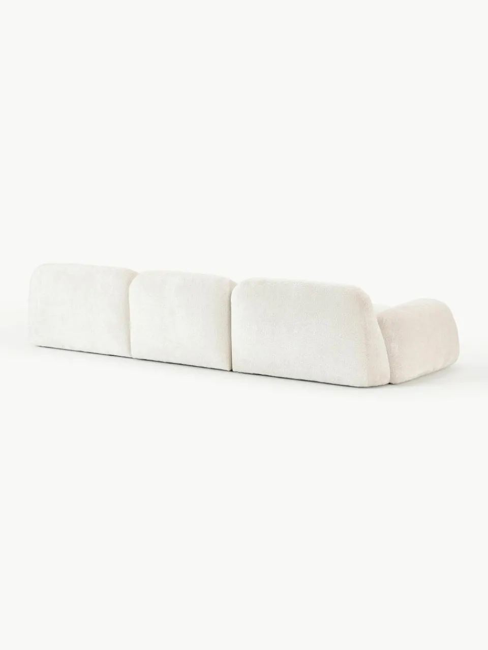 Modulaire bank Wolke (4-zits) van teddy-bouclé^Westwing Collection Best