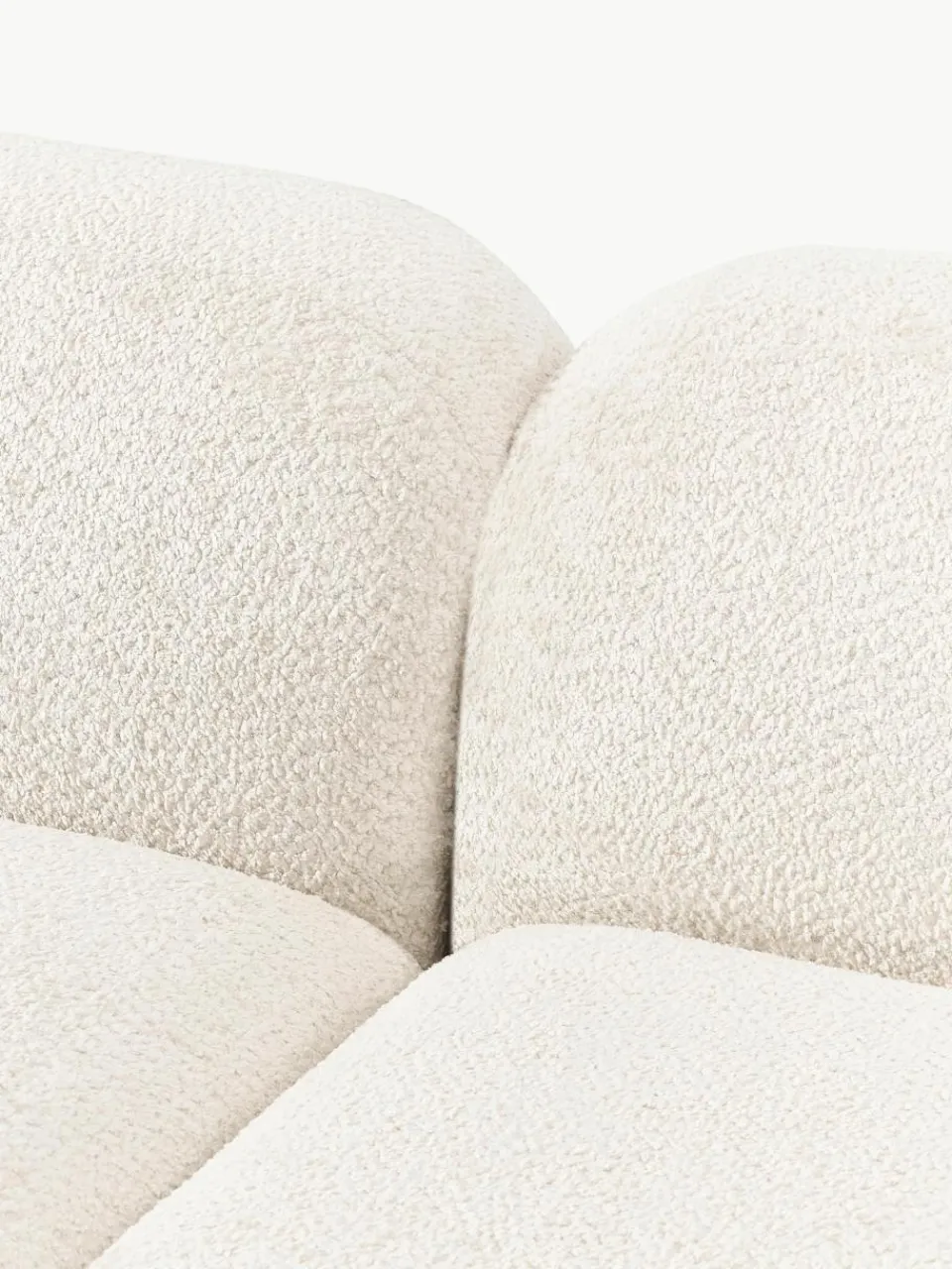 Modulaire bank Wolke (4-zits) van teddy-bouclé^Westwing Collection Best