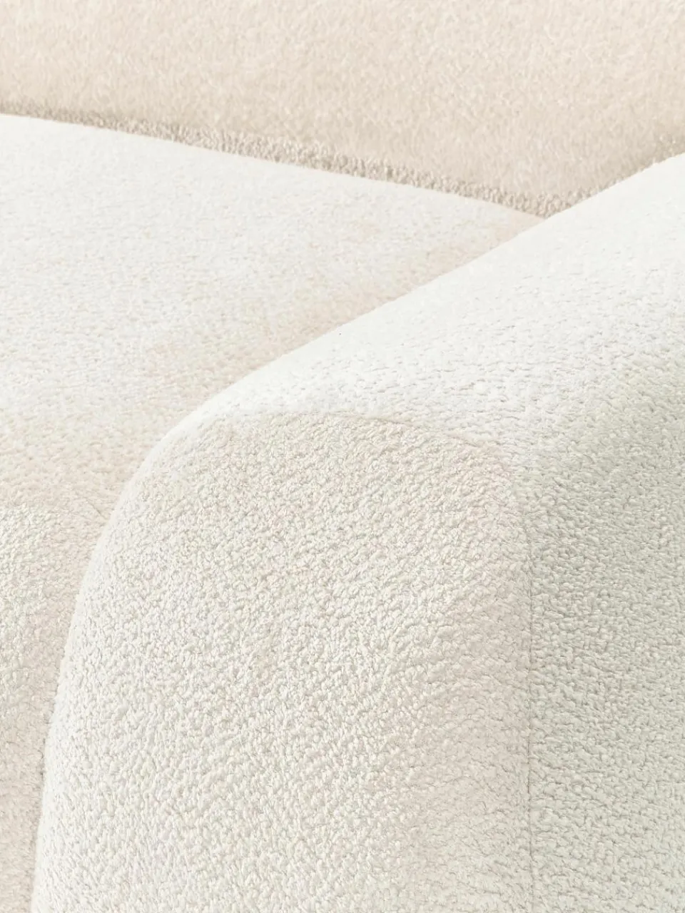 Modulaire bank Wolke (4-zits) van teddy-bouclé^Westwing Collection Best