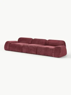 Modulaire bank Wolke (4-zits) van teddy-bouclé^Westwing Collection Outlet